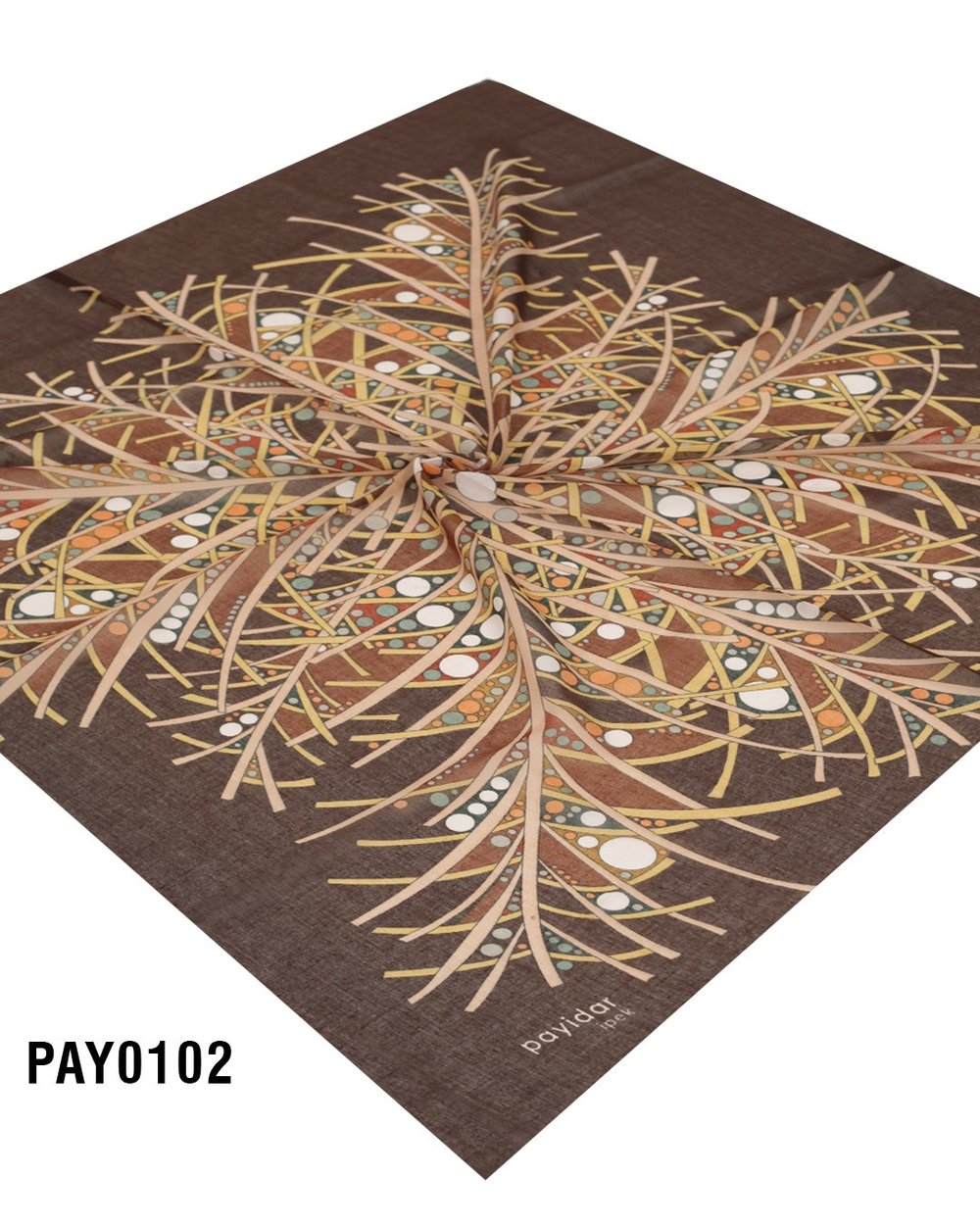 PAYİDAR İPEK Desenli Oyalık Yazma PAY0102-0126
