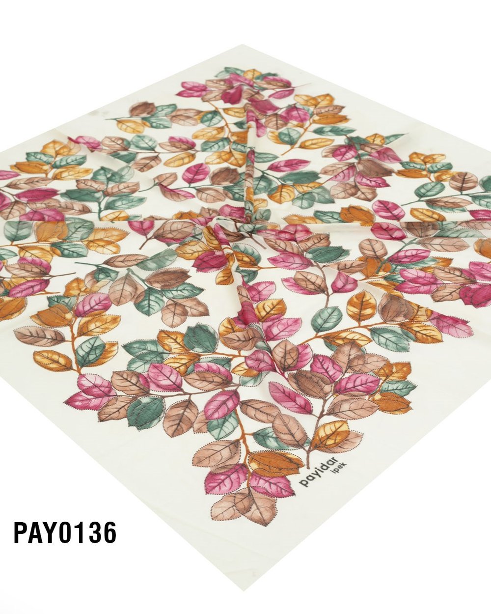 PAYİDAR İPEK Desenli Oyalık Yazma PAY0136-0216