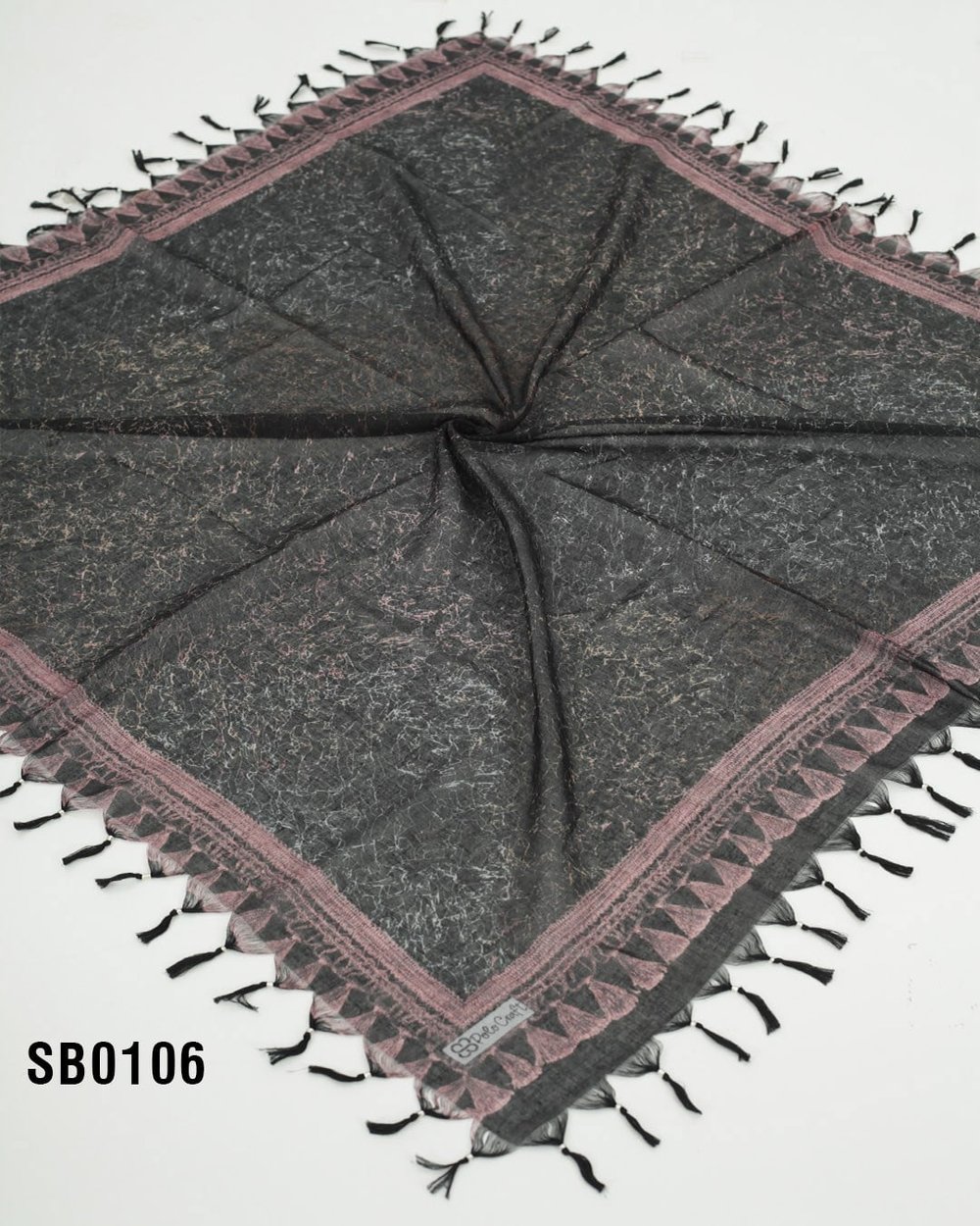 POLO CRAFT 100*100 CM COTTON SÖKME BONCUKLU EŞARP SB0106-6006