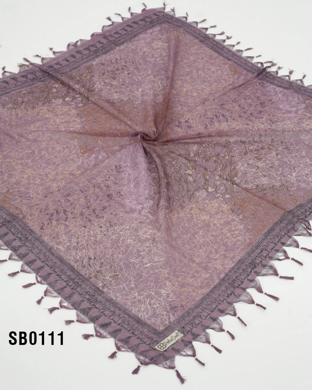 POLO CRAFT 100*100 CM COTTON SÖKME BONCUKLU EŞARP SB0111-6011