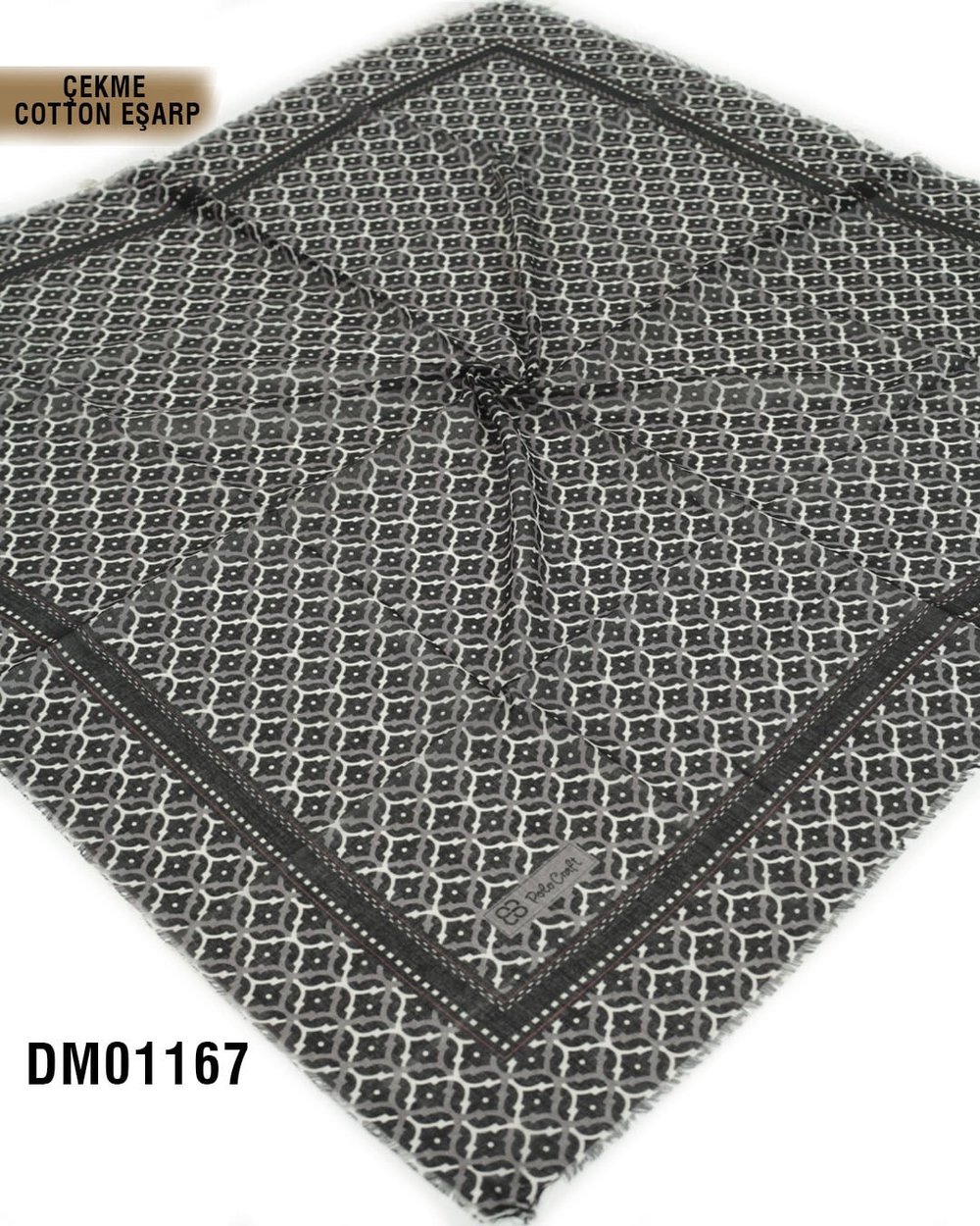 POLO CRAFT Çekme Pamuk Eşarp 100*100cm  DM01167-1823