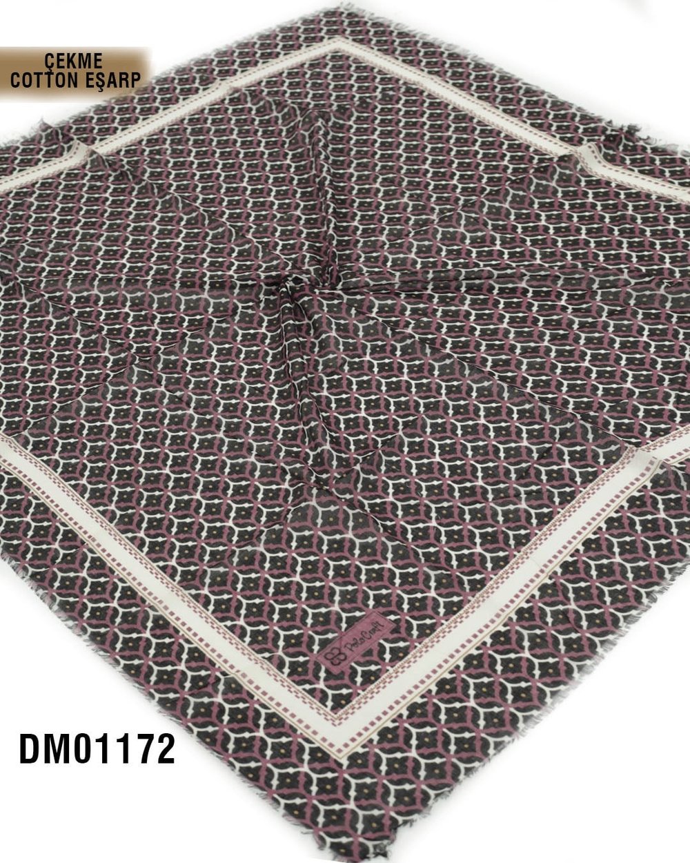 POLO CRAFT Çekme Pamuk Eşarp 100*100cm  DM01172-1828