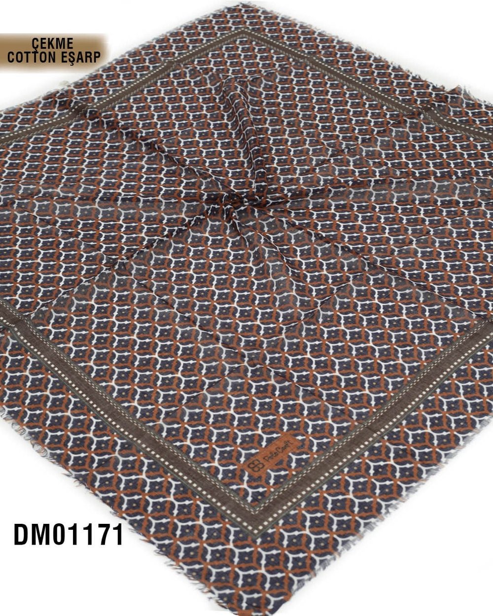 POLO CRAFT Çekme Pamuk Eşarp 100*100cm  DM01171-1827