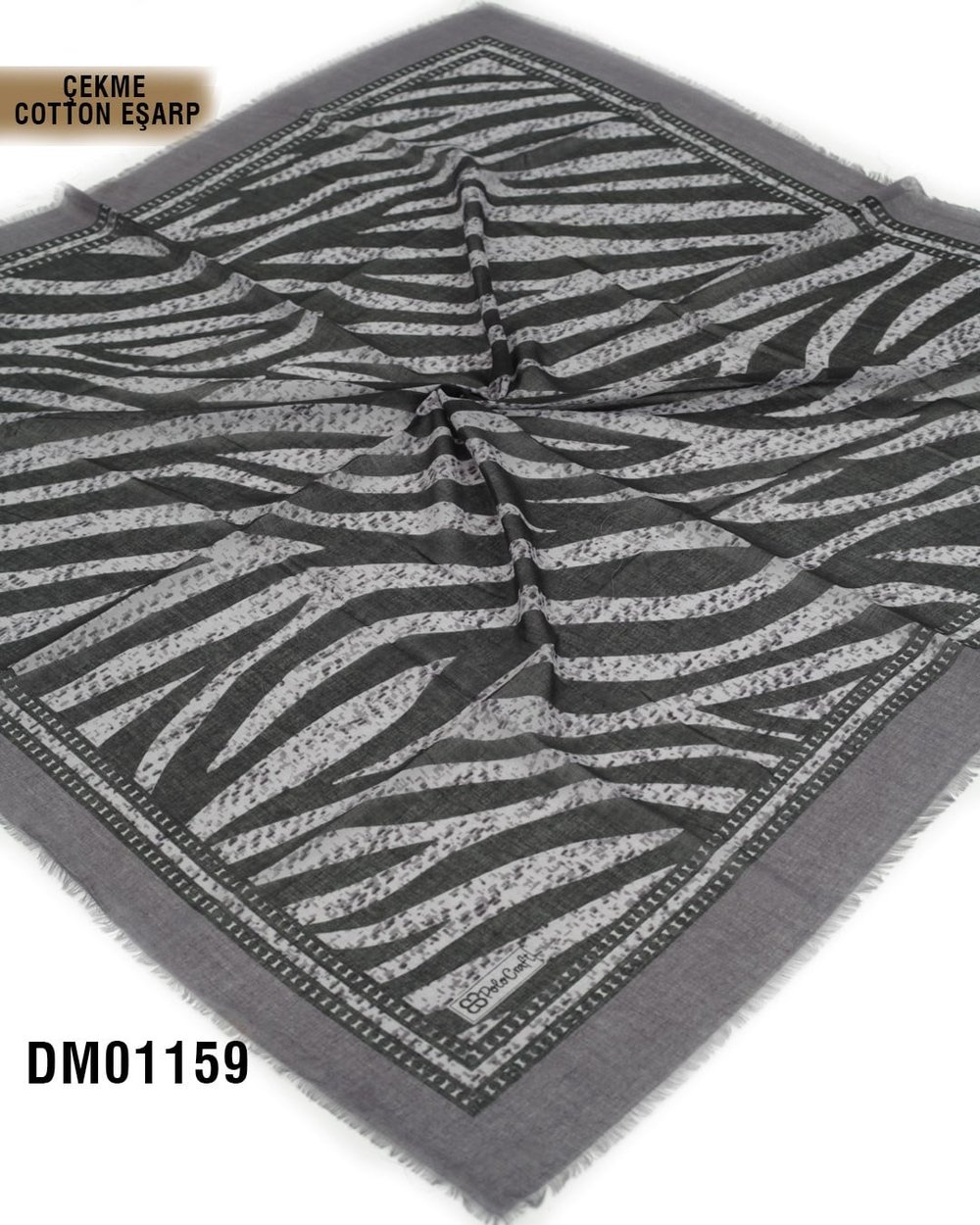 POLO CRAFT Çekme Pamuk Eşarp 100*100cm  DM01159-1815
