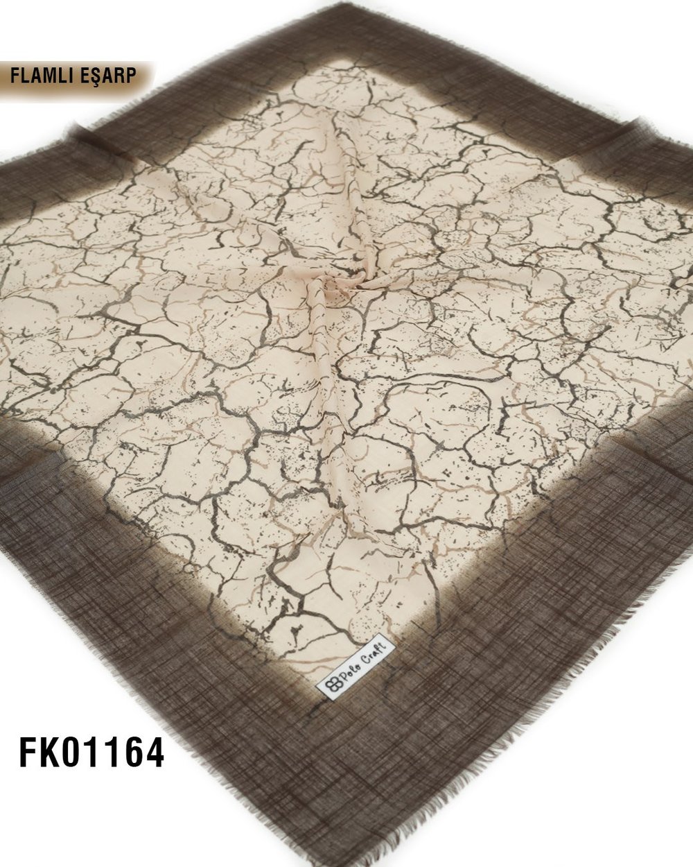 POLO CRAFT FLAMLI Pamuk Eşarp 100*100cm  FK01164-1419