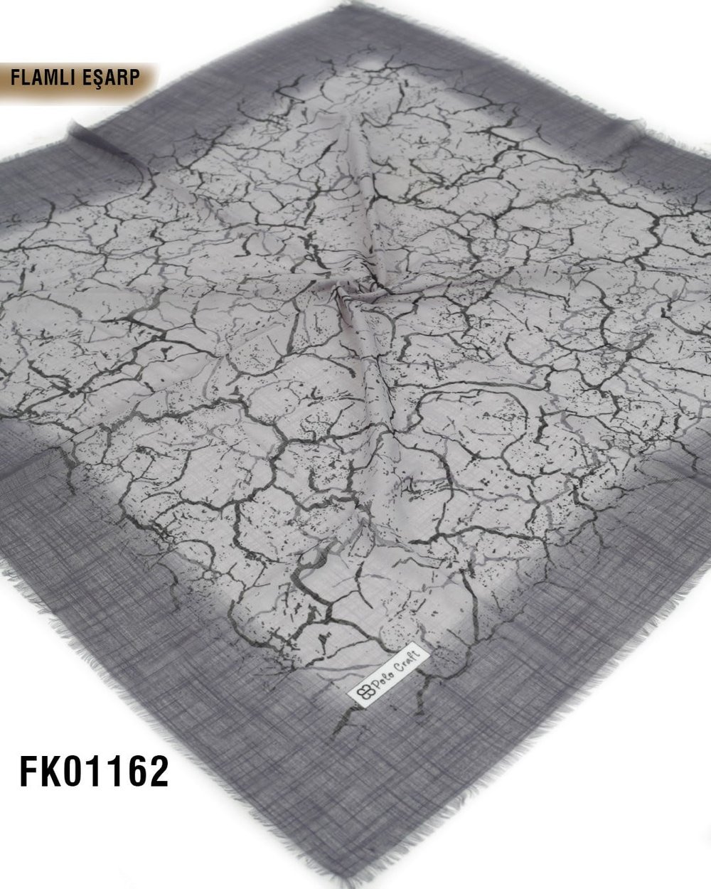 POLO CRAFT FLAMLI Pamuk Eşarp 100*100cm  FK01162-1417