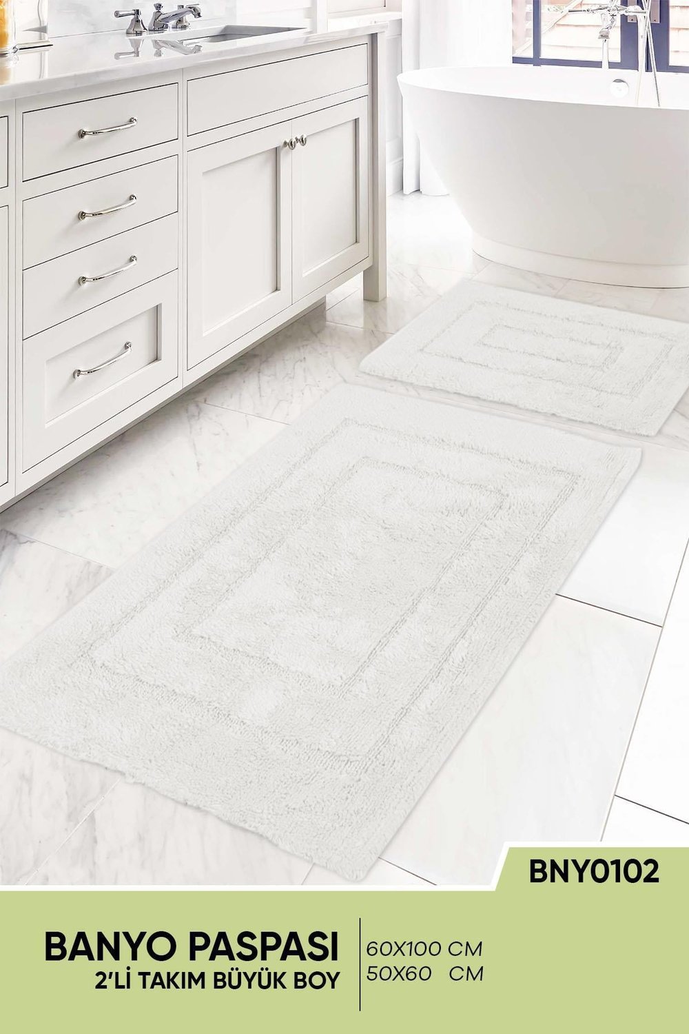 Sesli Home (2li) Banyo Paspas Seti BNY0102