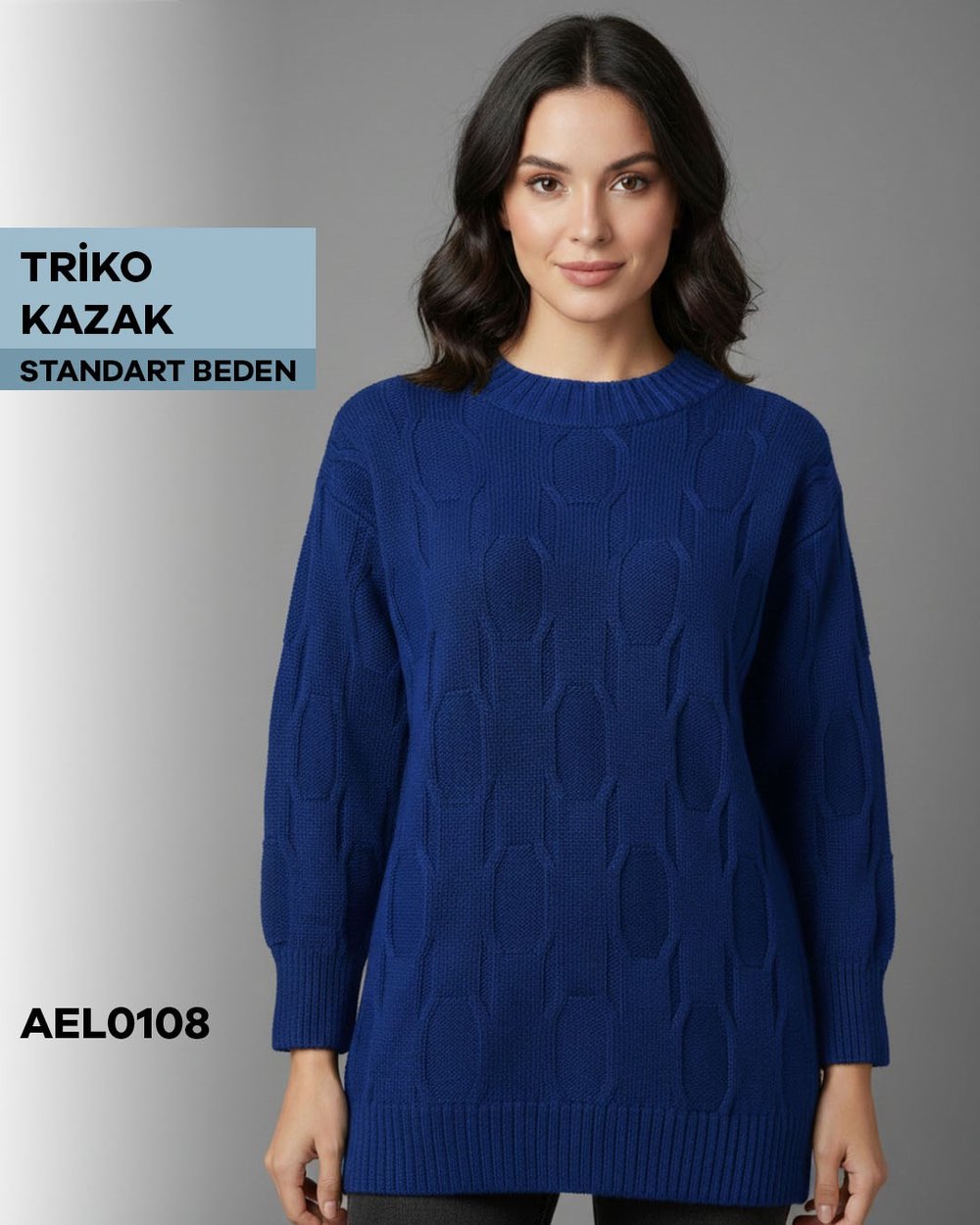 TRİKO KAZAK over size AEL0108-21707