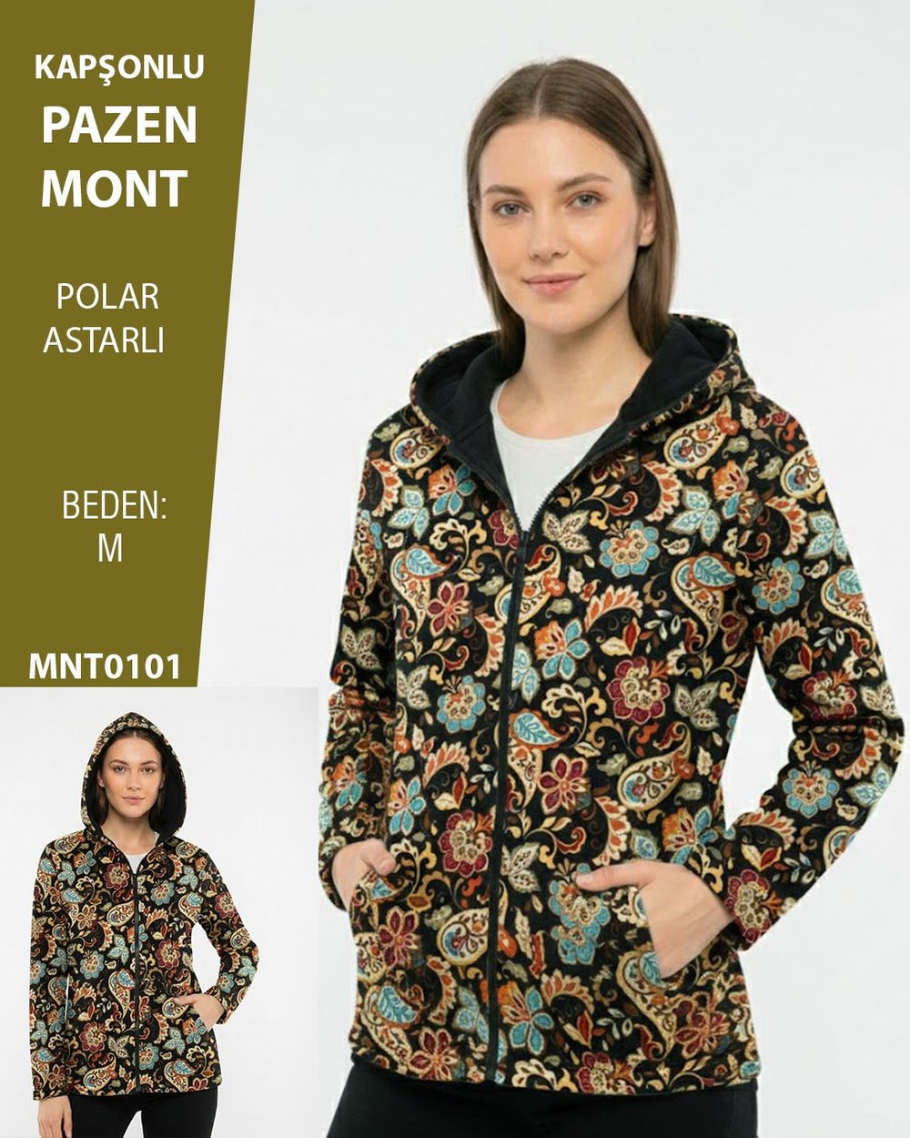 VİEMOR OTANTİK  PAZEN Kapişonlu mont M MNT0101-21825