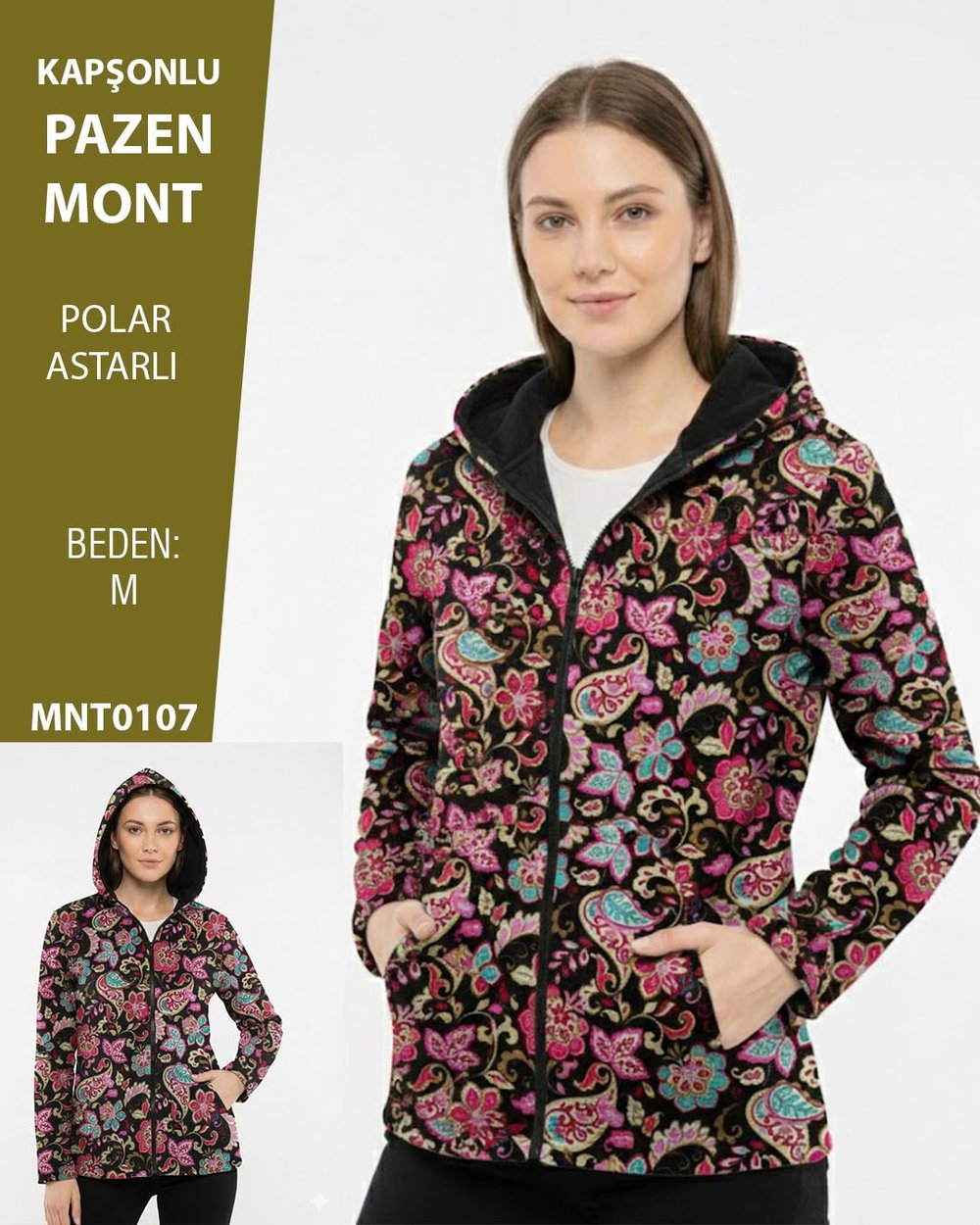 VİEMOR OTANTİK  PAZEN Kapişonlu mont M MNT0107-21912