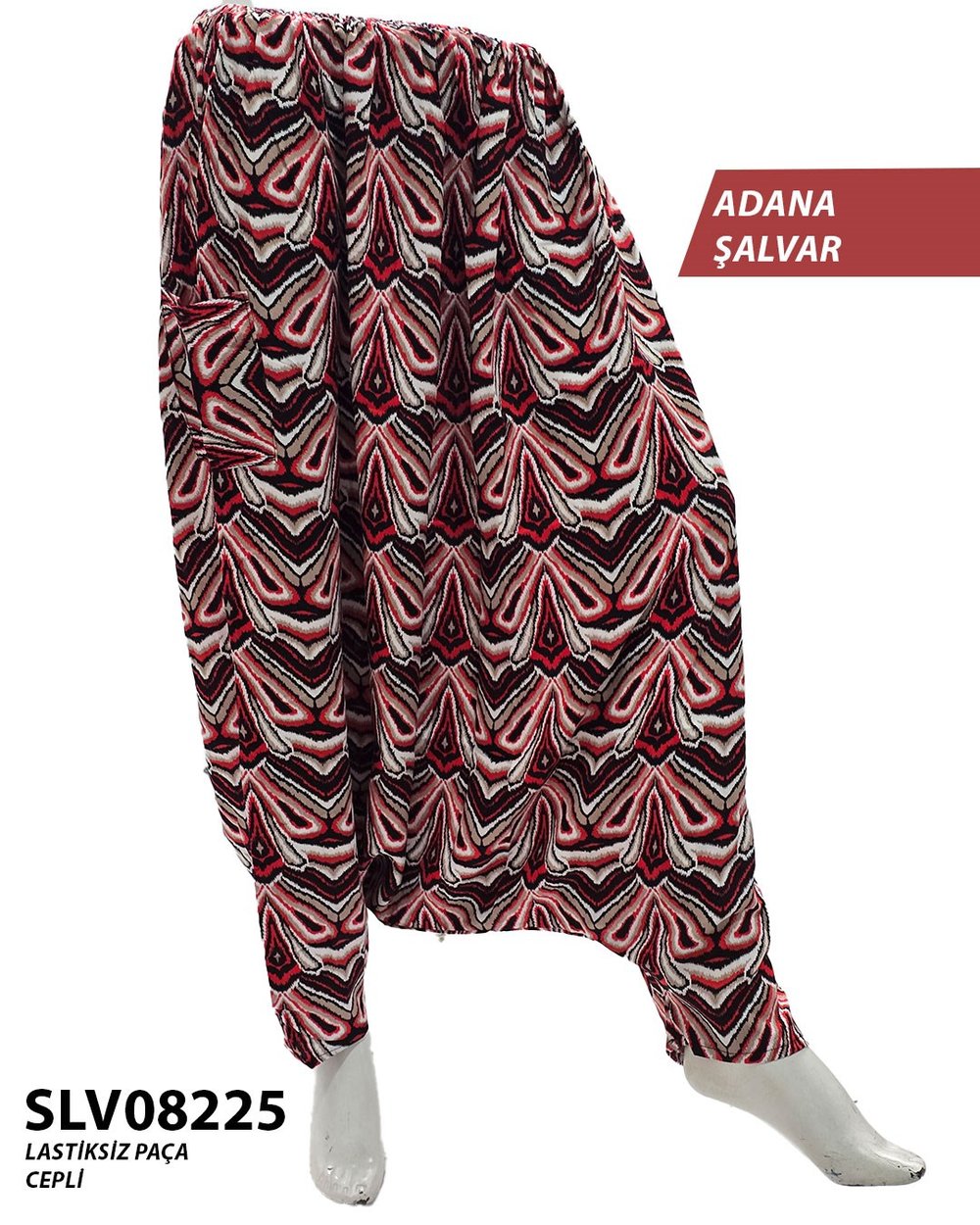 Yeni Viskon Adana Şalvar (Cepli) SLV08225-8929