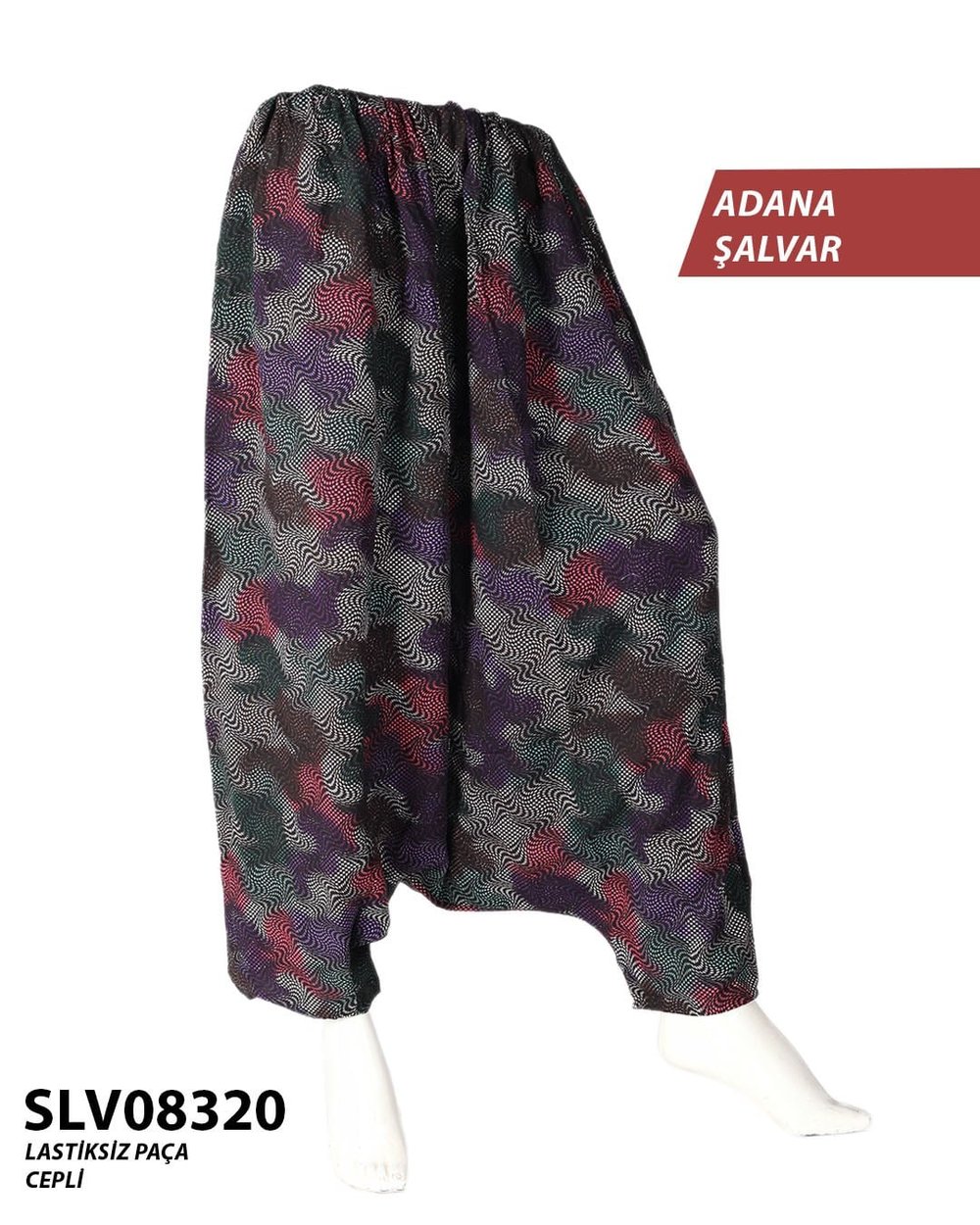 Yeni Viskon Adana Şalvar (Cepli) SLV08320-8208