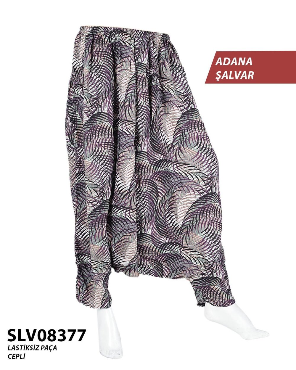 Yeni Viskon Adana Şalvar (Cepli) SLV08377-7416