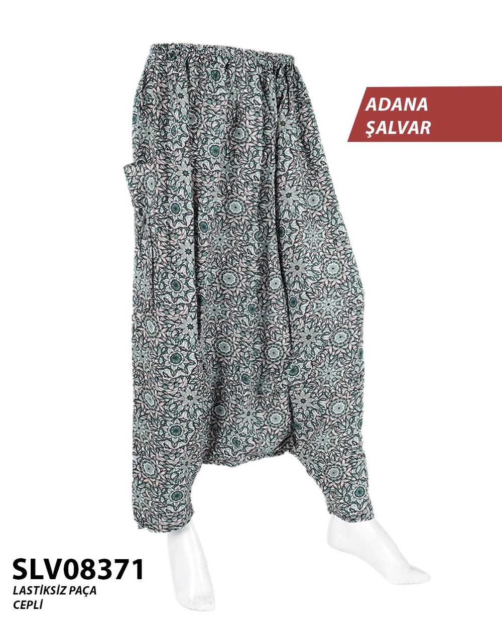 Yeni Viskon Adana Şalvar (Cepli) SLV08371-7334