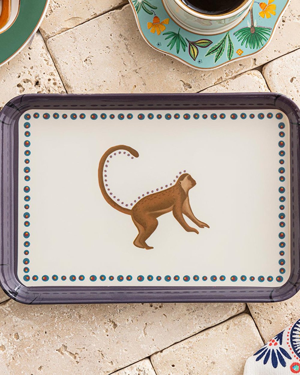 Melamine Tray 23x14 cm Purple