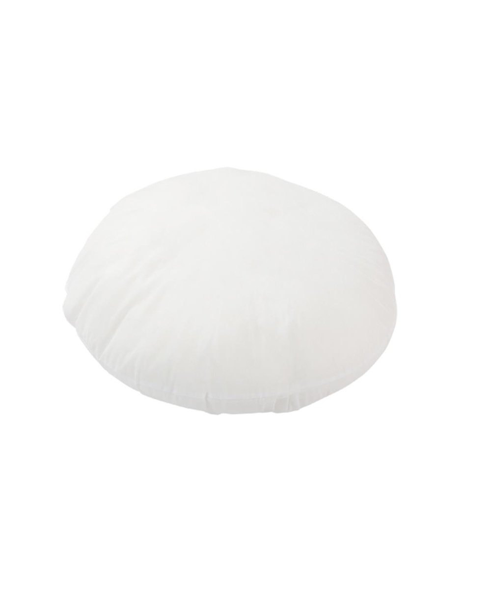 Round Lace Pillow 42 cm White