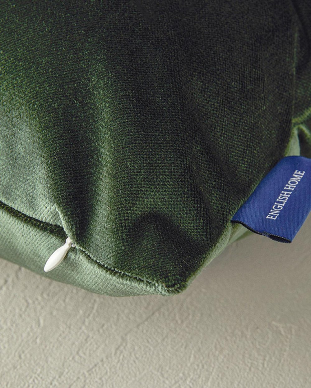 Velvet Cover Throw Pillows 45x45 cm Green