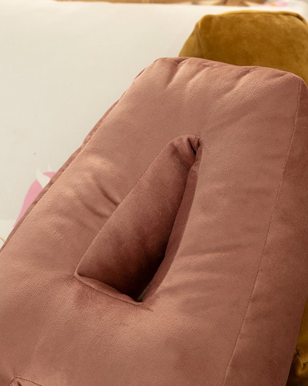 A Decorative Cushion 39x29 Dusty Rose