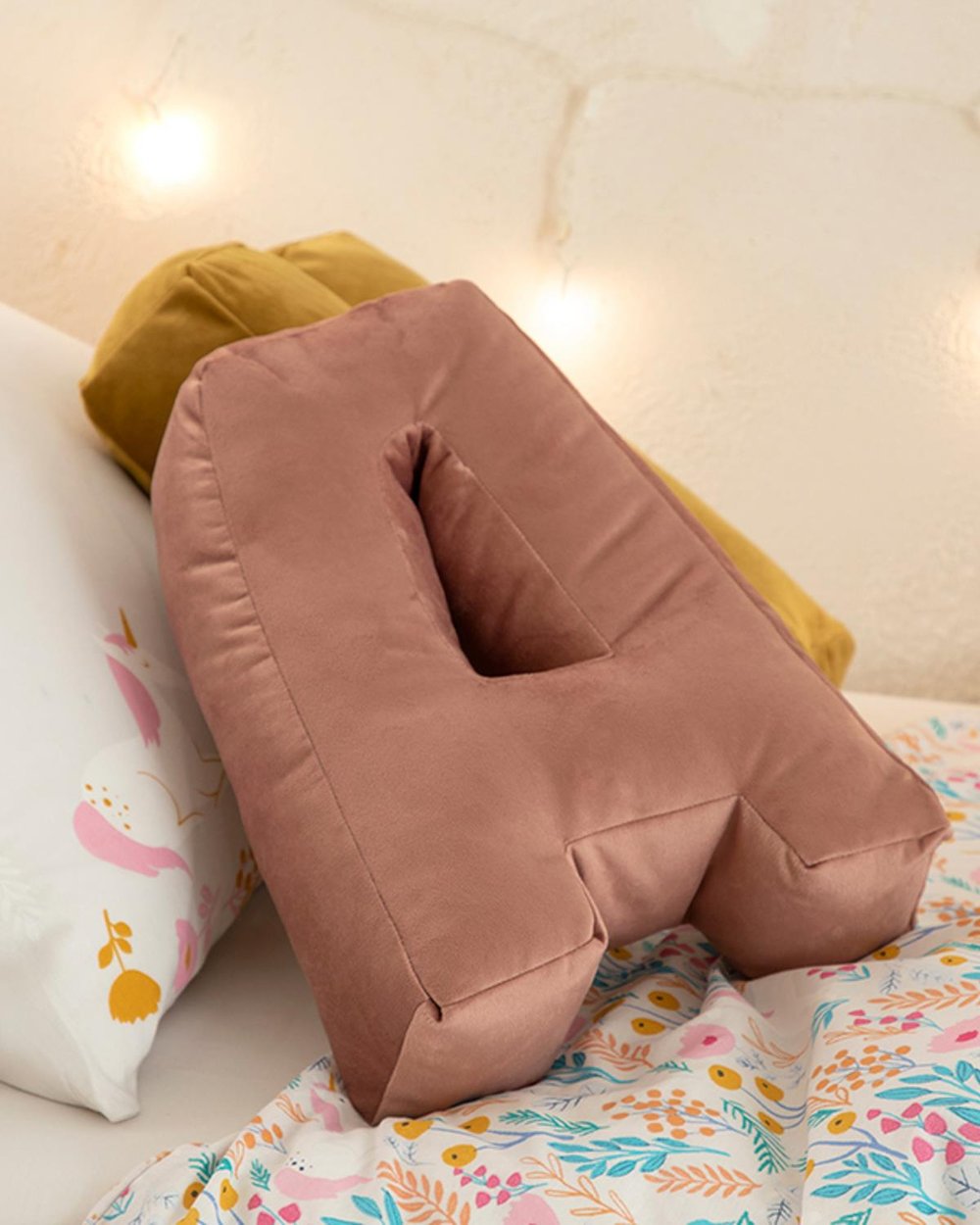 A Decorative Cushion 39x29 Dusty Rose