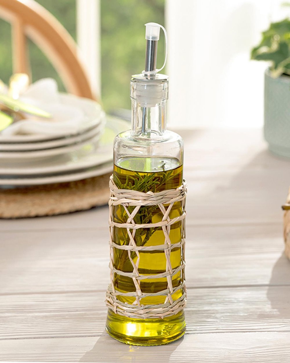 Adelmo Диспенсър За Олио Стъкло, Прозрачен, 300 Ml