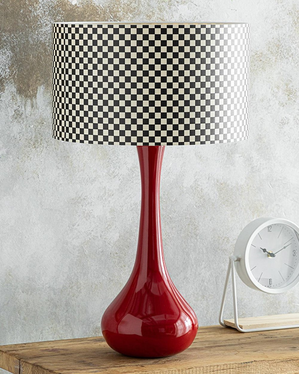 Agatha Table Lamp 35x59 cm Red