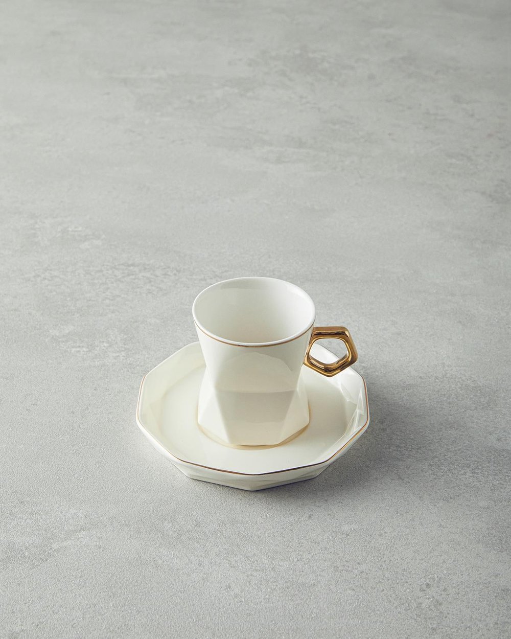 Axel Сервиз за Кафе Kadın 5li New Bone China 90 ml White