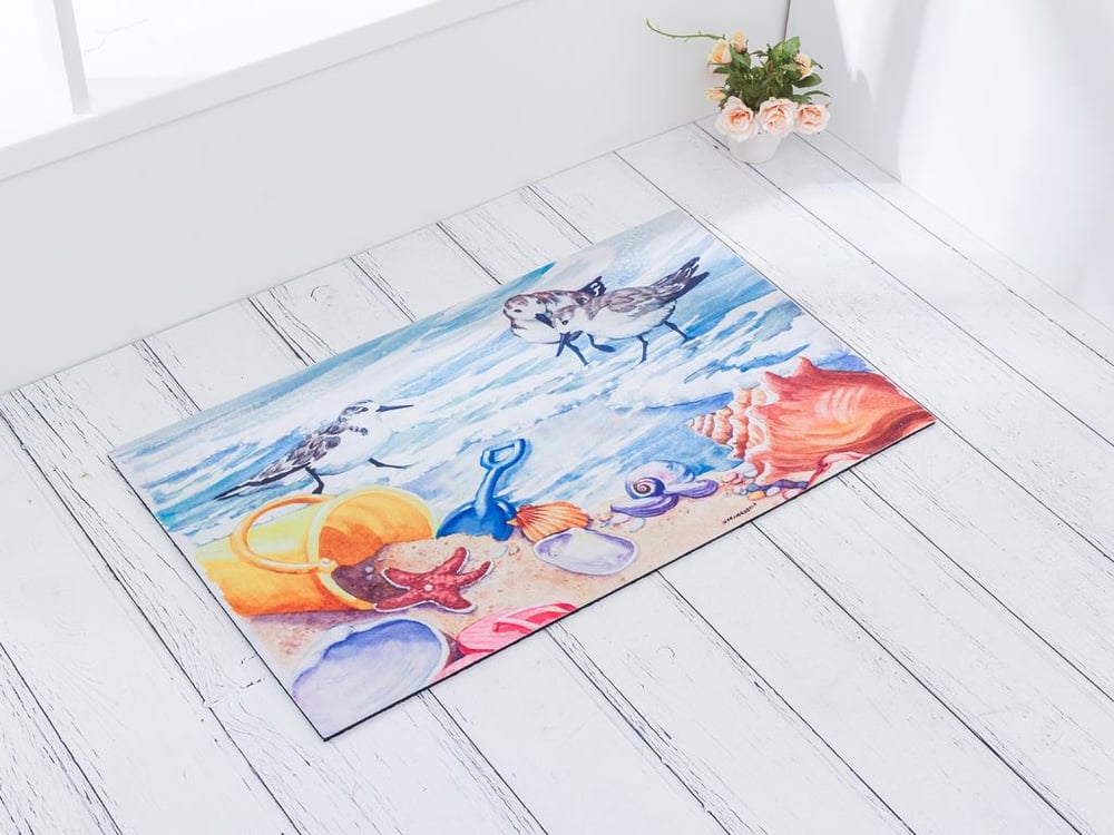 Beach ИЗСТРИВАЛКА Отпечатан Отпечатано 30x18 cm Blue.