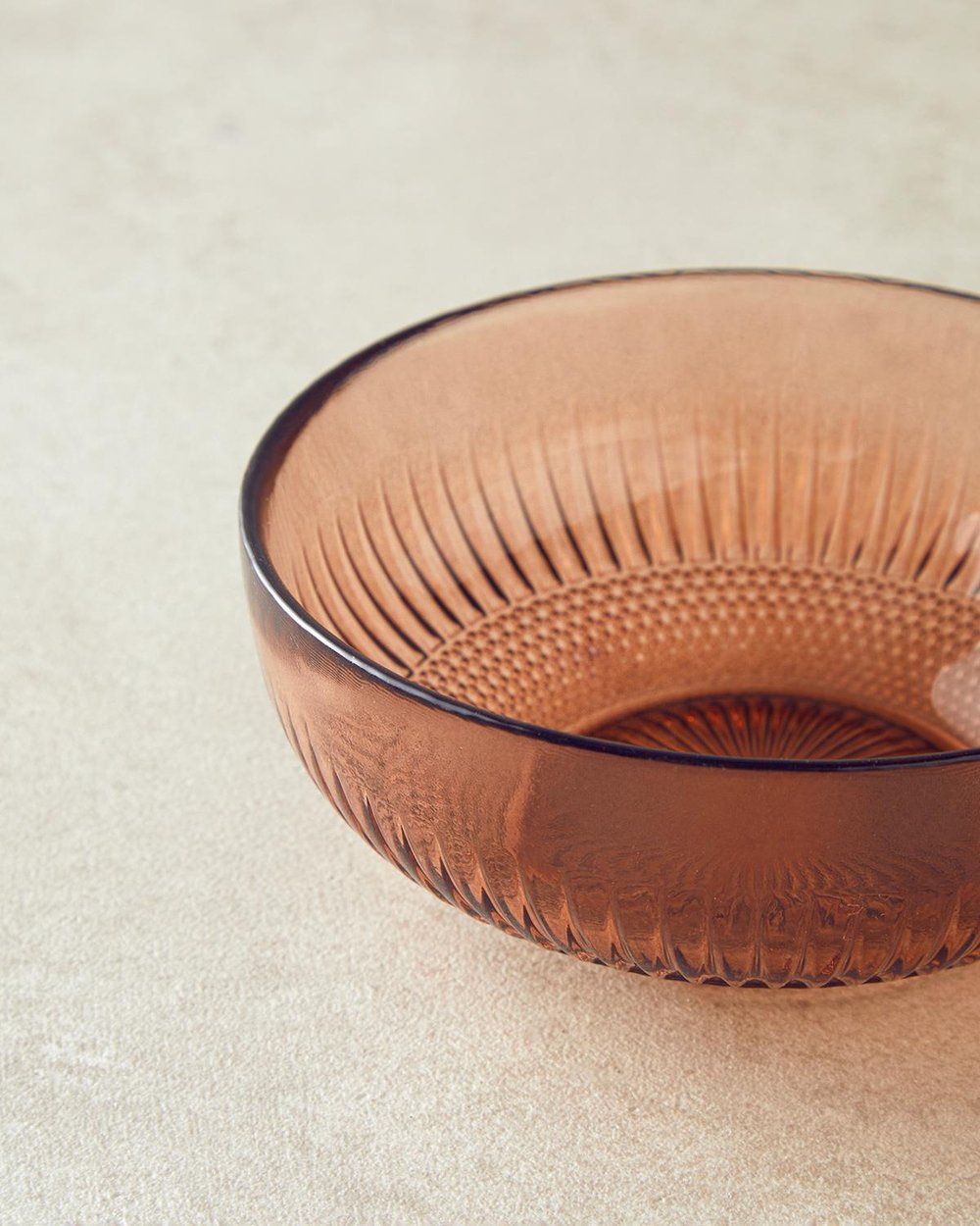 Glass Appetizers 13 cm Brown