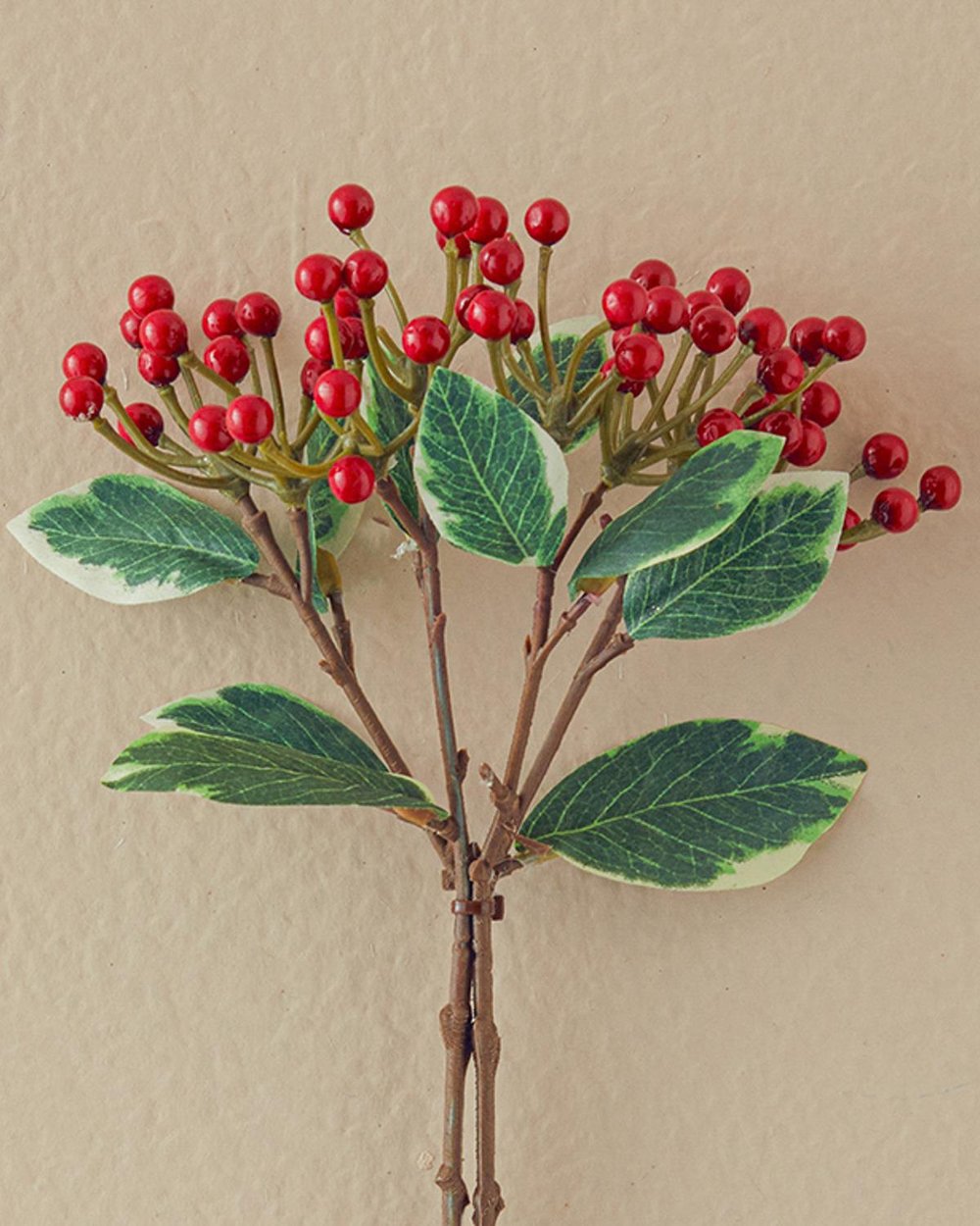 Berry Изкуствено Цвете Един Стрък 33 см Червен