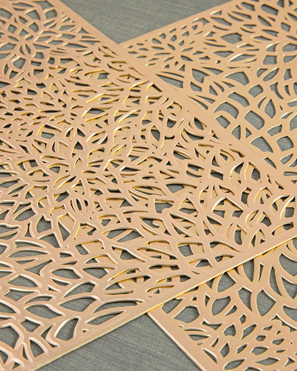 Blanca Кухненски Сервиз За 2Бр., Pvc, Златисто, 45 X 30 Cm