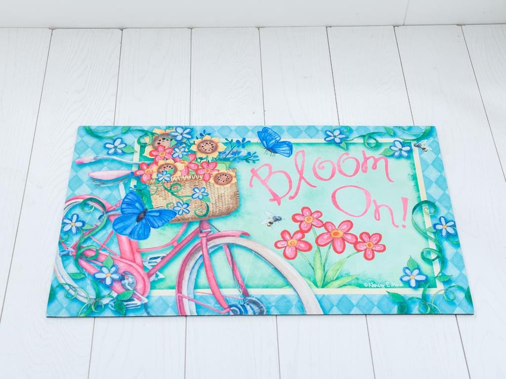 Bloom On ИЗСТРИВАЛКА Отпечатано 45x75 cm Blue.