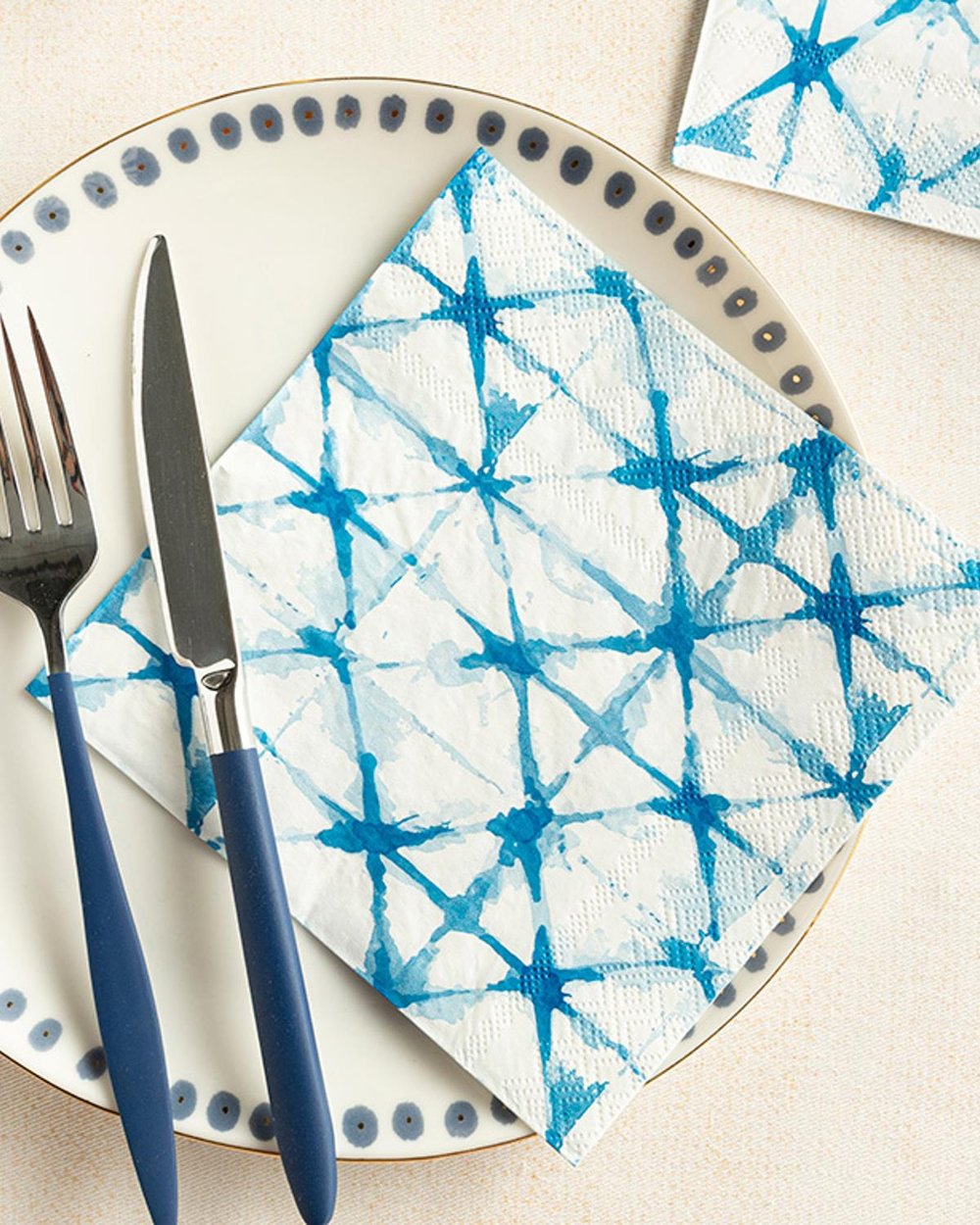 Blue Bounty Paper 20 Set Tissue Napkin 33x33 cm Blue