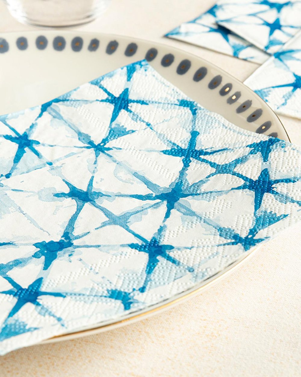 Blue Bounty Paper 20 Set Tissue Napkin 33x33 cm Blue