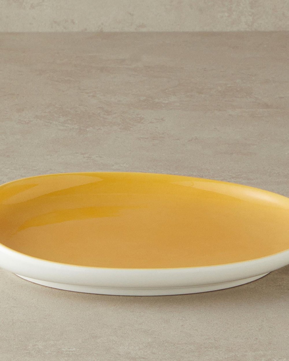 Boho Подложна Чиния За Сервиране Китайски костен порцелан 27 см Жълт