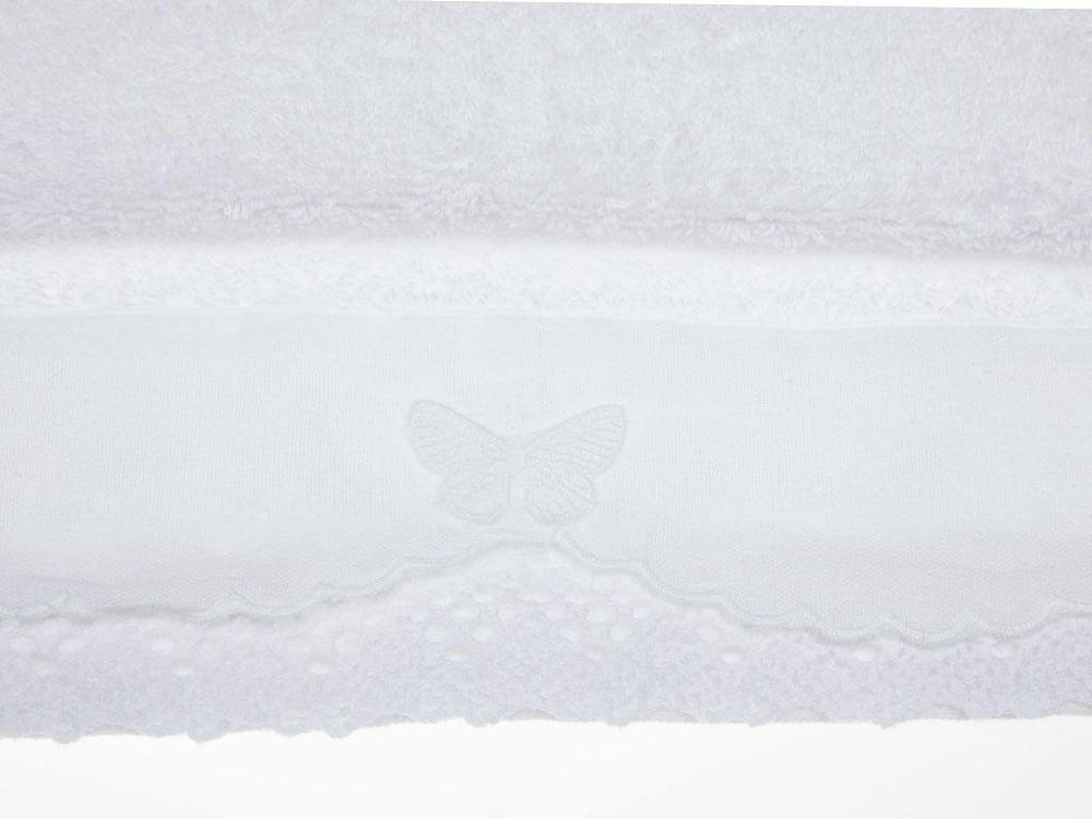 Butterfly ХАВЛИЯ ЗА ЛИЦЕ С дантела Копанакили 50x80 cm White