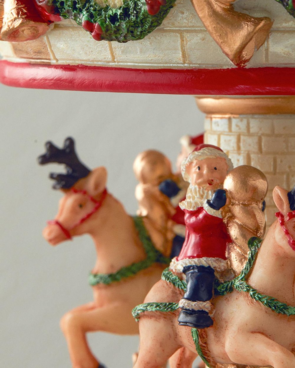 Carousel Музикална Кутия 11,5x11,5 x15,8 см Червен
