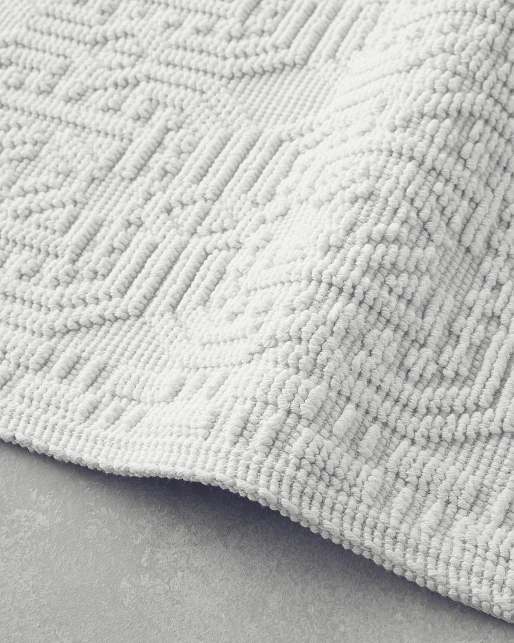 Chester Cottony Rug 60x100 cm White