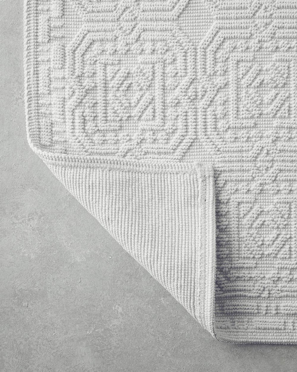 Chester Cottony Rug 60x100 cm White