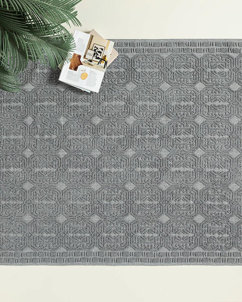 Chester Cottony Rug 60x100 cm Gray