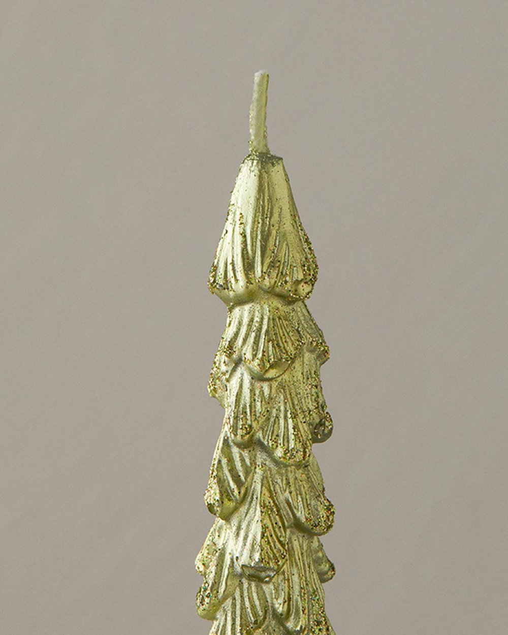 Christmas Tree Свещ 2 бр. 26,4x5,7x3,5 см Зелен