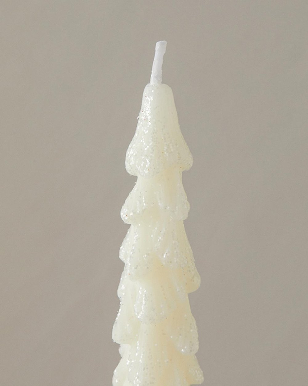 Christmas Tree Свещ 2 бр. 26,4x5,7x3,5 см Екрю