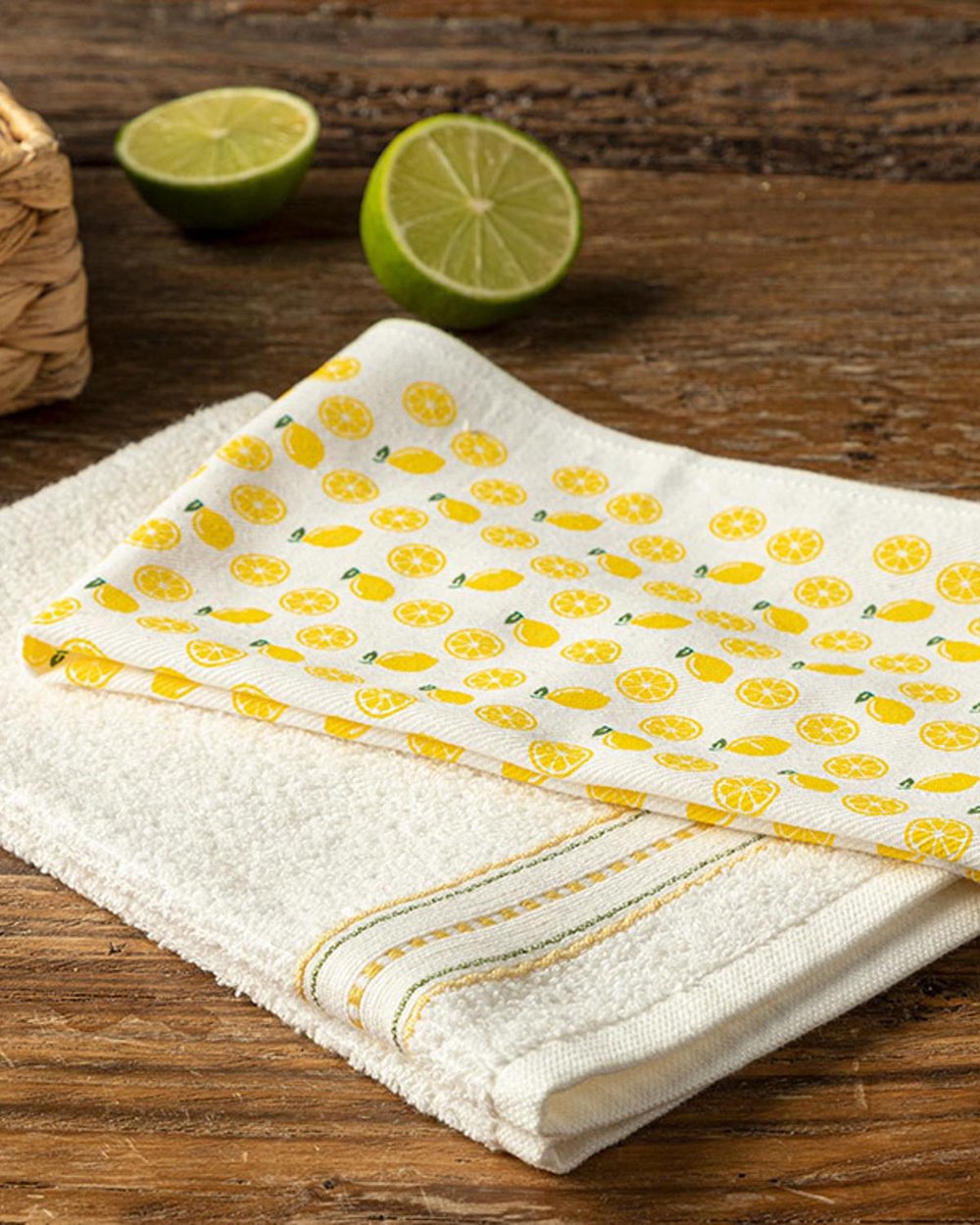 Citron Кърпа За Сушене 2 бр. Памук 30x50 см Жълт