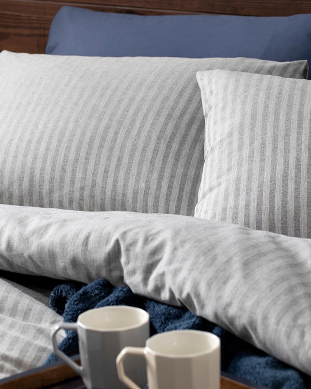 Classy СПАЛНО БЕЛЬО КОМПЛЕ За един човек Melange Twill 160x220 cm Gray