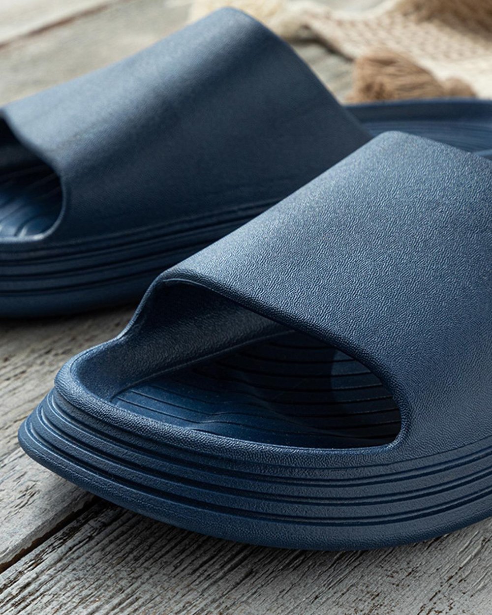 Cool Mens Sandals 41 Navy Blue