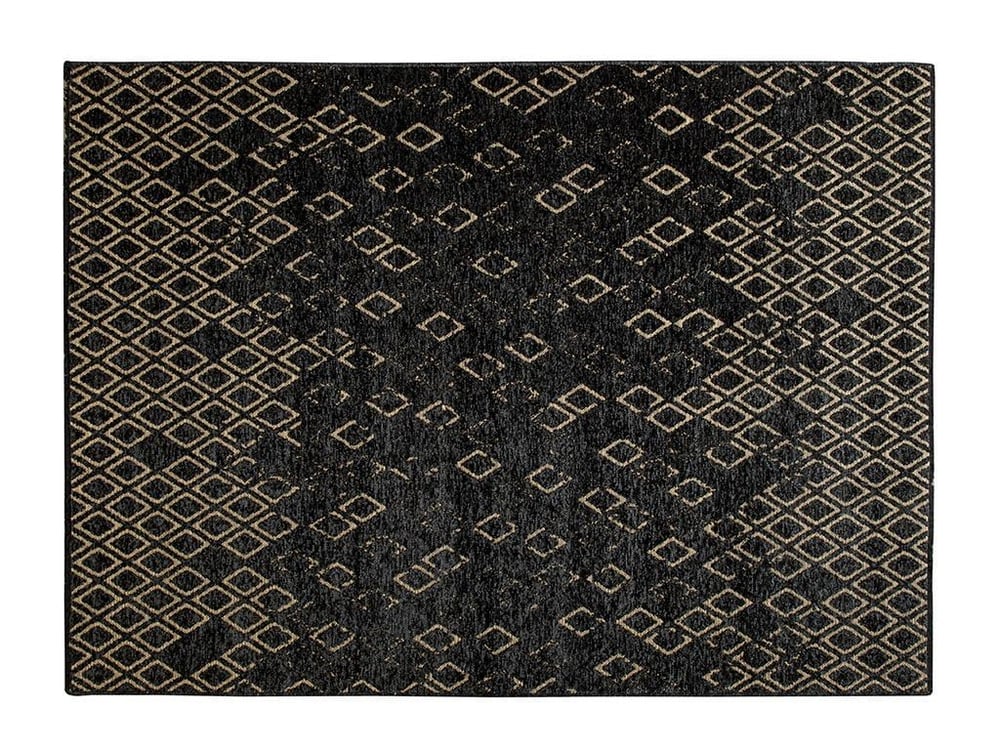 Diaz Chenille-Jute Carpet 120x180 cm Black