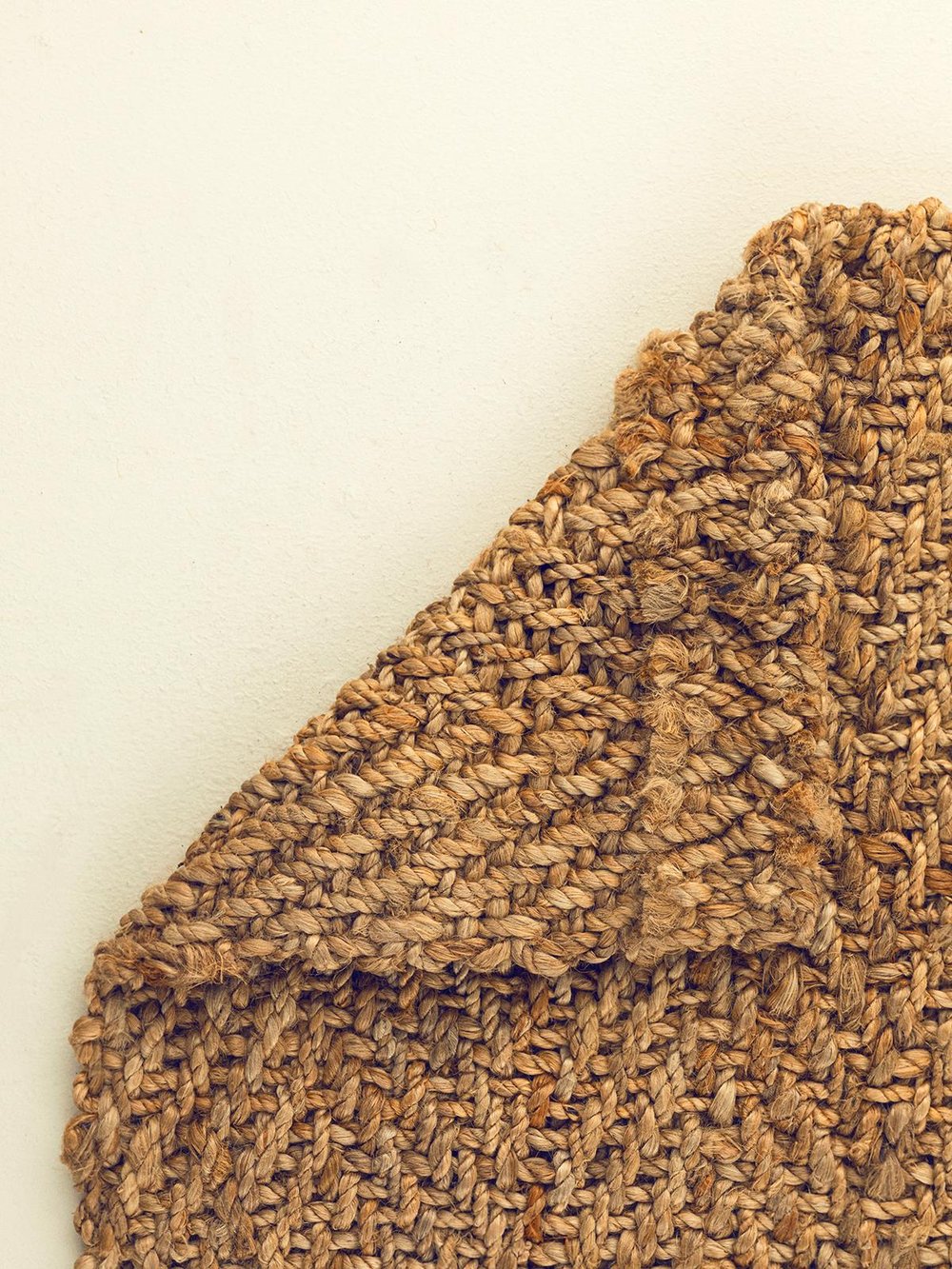 Decorative Jute Carpet 60x90 cm Natural