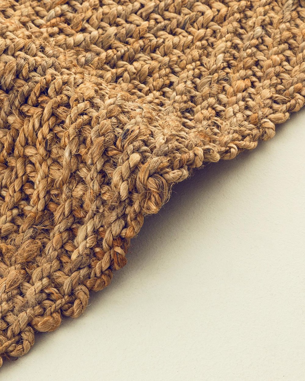 Decorative Jute Carpet 60x90 cm Natural
