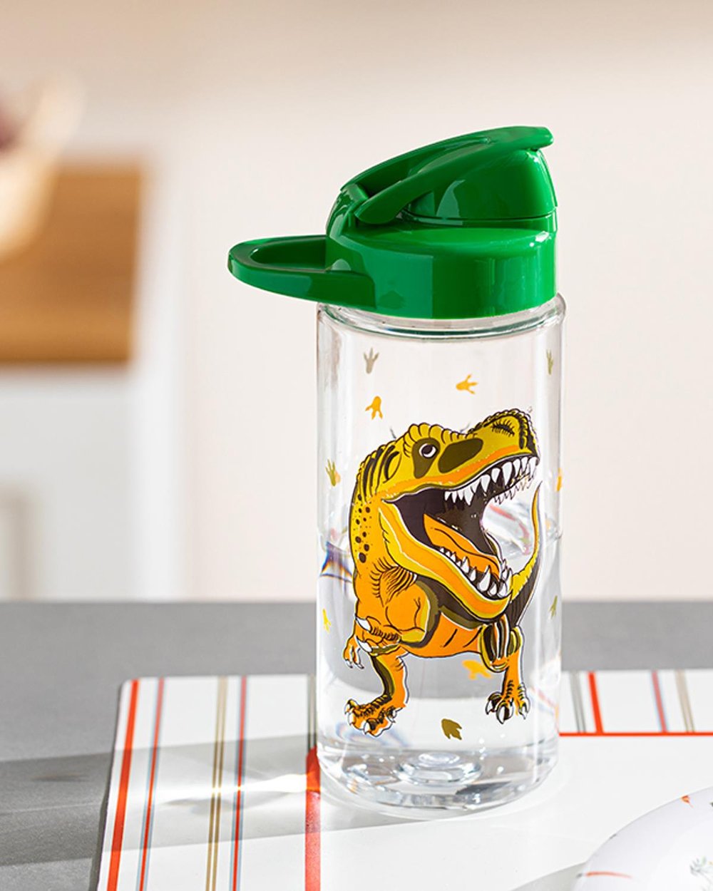 Dinosaurs World Детска Бутилка За Вода Момче, Tritan, Зелено, 500 Ml