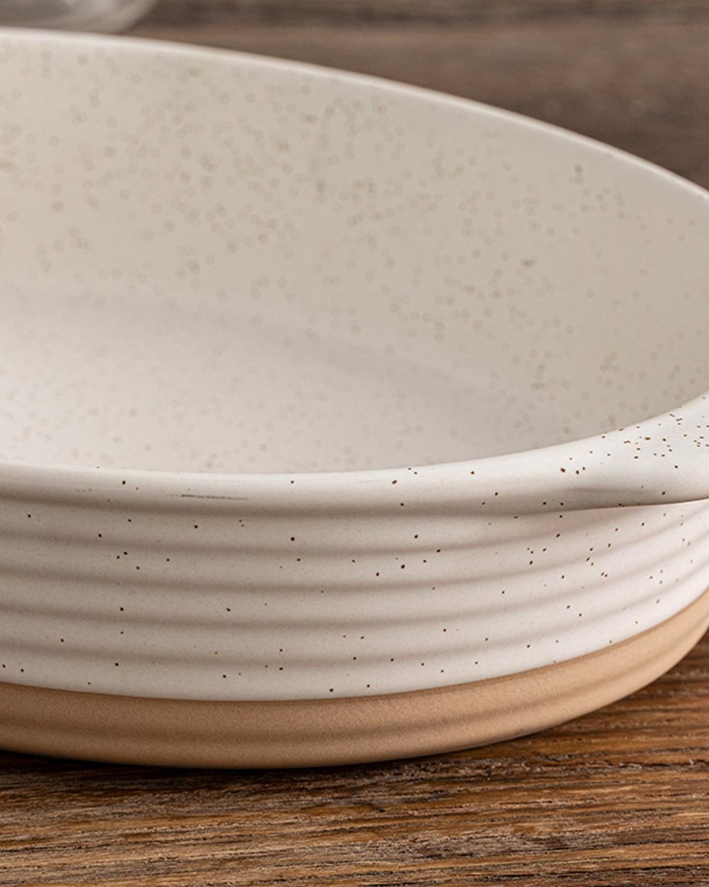 Dots Тепсия За Фурна Stoneware, Бяло, 33,5 Cm