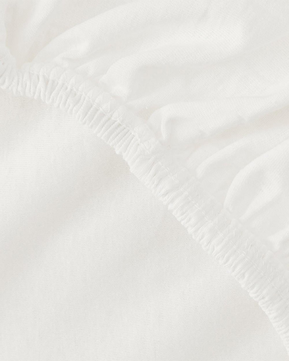 Duz Combed Cotton For One Person Fitted Sheet Set 100x200 cm White